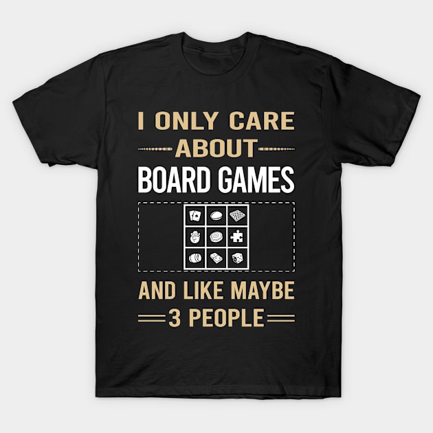 Funny 3 People Board Games T-Shirt by symptomovertake